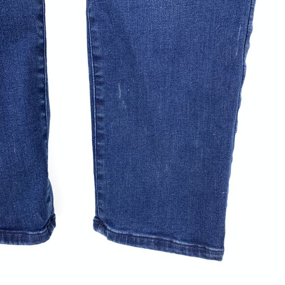 Lane Bryant Tighter Tummy Fit High-Rise Straight Jean Womens Sz 14 Short Denim - Picture 4 of 6